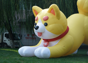 Hot bán tùy chỉnh thiết kế khổng lồ dễ thương con chó linh vật <span class=keywords><strong>Inflatable</strong></span> Puppy <span class=keywords><strong>Dog</strong></span> mô hình bóng quảng cáo Prop - Product Image 5