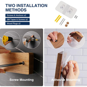 Di alta qualità Multi-funzione coltello striscia magnetica senza 16.5 di perforazione "16" coltello magnete parte porta coltello <span class=keywords><strong>magnetico</strong></span> per parete - Product Image 2