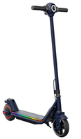 Haute qualité enfants 130w Scooter électrique Flash roues tige et pont avec feux latéraux enfant Push Scooter