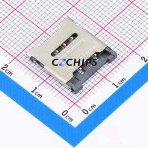 SMO-1512 SIM Card Connector SMD Connector Flip Cover Type Micro SIM Card Card Holder 1.8mm - Product Image 1