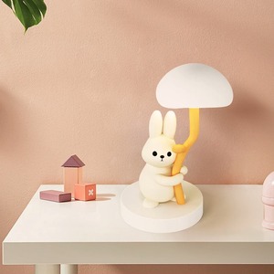 Cute Rabbit Bedroom <b>Bedside</b> Light Instagram Style Decorative Atmosphere <b>Table</b> Light Three Color Adjustable <b>Small</b> Night Light - Product Image 5