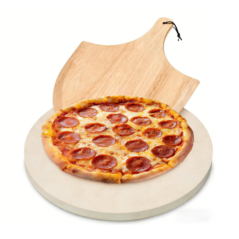 Beige-2 Pcs pizza tools set