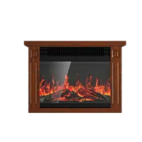 Tv Stand Fireplace Fireplace High Quality Brown Color Luxury TV Stand Home Electric Fireplace With Remote Control