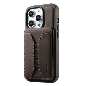 Funda Magnética de Cuero para Teléfono Denior con Soporte Desmontable para Tarjetas, Compatible con iPhone 16 15 14 13 12 - Product Image 1
