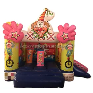 Château gonflable commercial Clown Magicien avec toboggan pour <span class=keywords><strong>location</strong></span> événementielle - Product Image 1