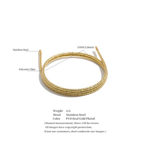 Gelang Magnetik Multifungsi JINYOU 8197 dari Bahan Polyester Tenun dengan Aksen Baja Tahan Karat, Perhiasan Trendi - Product Image 6