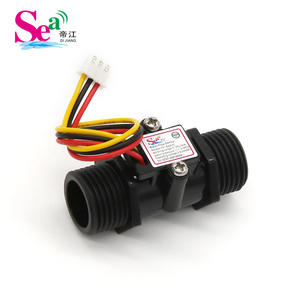 Capteur de débit d'eau à effet Hall S201C, compteur transparent visible à 4 points pour purificateur d'eau/commutateur d'eau potable - Product Image 2