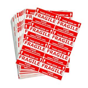 Etiqueta de advertencia para velas, rollo de etiquetas frágiles, pegatinas frágiles personalizadas, etiquetas de embalaje - Product Image 6