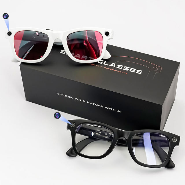Hot GS3 2026 Smart Glasses 8MP HD Camera for Bluetooth Audio Call Wi-Fi Transmission Sunglasses Smart Wearable Headset Video