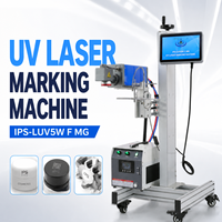Machine de marquage laser UV industrielle 5 watts pour verre et plastique, impression de logo, IPS-LUV5W F MG