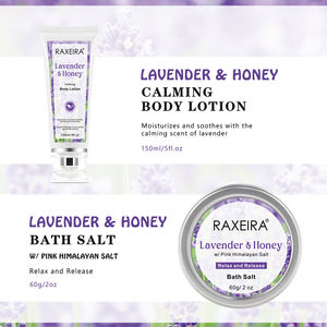 Ensemble visage hydratant de luxe à la lavande et au miel Gel de savon de <span class=keywords><strong>soin</strong></span> de la peau pour femmes Cadeau pour le bain et le corps Ensemble de soins de la peau de marque privée - Product Image 6