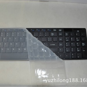 Couverture de clavier en silicone, disposition américaine, étanche, pour la protection du clavier d'ordinateur portable - Product Image 1
