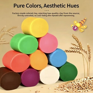Nouveauté 2026 : Pâte à <span class=keywords><strong>modeler</strong></span> éducative colorée pour enfants, 6 couleurs, sans danger en cas d'ingestion accidentelle - Product Image 5