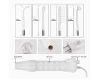 Appareil de thérapie à haute fréquence portable 4 en 1, machine faciale électrique pour usage domestique