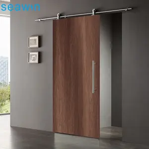 new design soft close function wood sliding barn bedroom doors