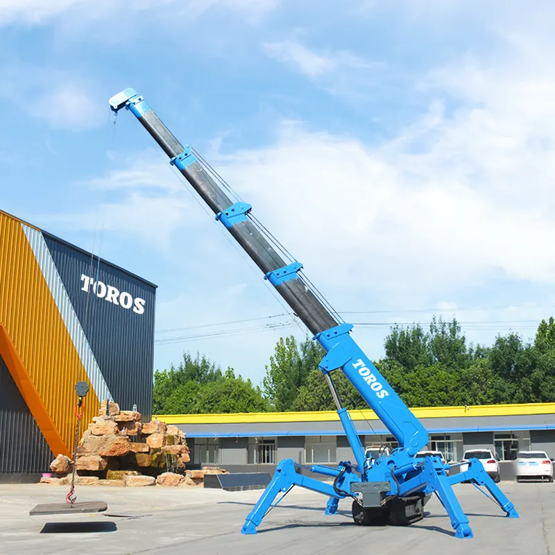 Nhà Máy Giá New Spider Crane tùy chỉnh thủy lực Crawler Spider Crane Telescopic OUTRIGGER mini di động Spider Crane để bán