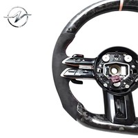 Volant sport Spoke Sports en cuir perforé antidérapant en fibre de carbone forgée pour Mercedes-Benz Amg GT A35 A45 A45s C43 CLS53 E53