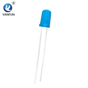 Vanfun 5mm hình vòm trong suốt dẫn bóng đèn nhấp nháy đèn ống với Max. Reverse điện áp của 5V lỗ nhựa Epoxy keo - Product Image 6