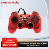 Controlador de Juego P3 con Cable, Accesorio de Juego con Vibración, Gamepad Multifuncional para PC y TV, Suministro Transfronterizo