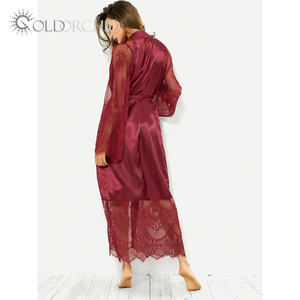 Lencería Babydoll de Satén con Escote Abierto, Diseño Nuevo y <span class=keywords><strong>Sexy</strong></span> para Chicas - Product Image 5