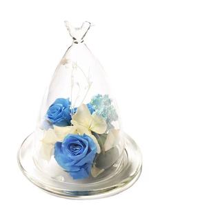 กุหลาบแดงที่เก็บรักษาไว้ในแก้ว-วันวาเลนไทน์และของขวัญตรุษจีน - Product Image 3