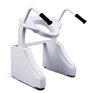 Electric <b>Commode</b> <b>Chair</b> Adjustable Height 200kg Capacity For Elderly Disabled Bathroom Safety Equipment - Product Image 5