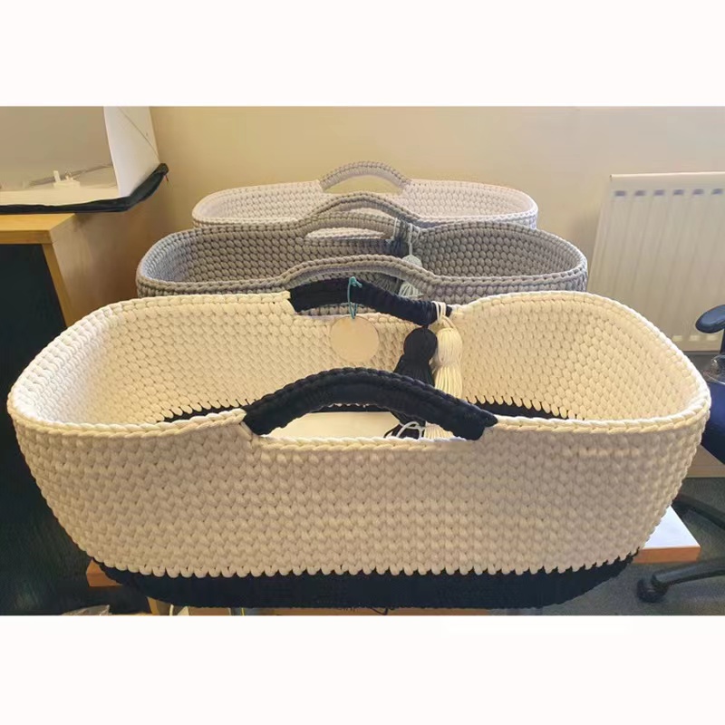 crocheted hanging baskets