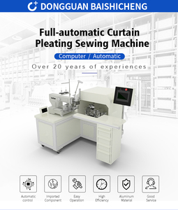 Machine à plisser les rideaux multifonctionnelle, plis doubles/triples/gobelets, haute efficacité, contrôle entièrement automatique assurant une précision optimale - Product Image 1