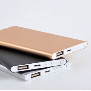 Batería Externa Portátil Ultrafina de 4000 mAh/5000 mAh, con Carga Rápida de 15W, Micro USB, de Metal, para Uso en Exteriores, Venta al Por Mayor - Product Image 4