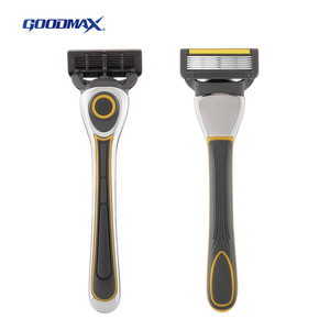 Goodmax Manual <b>Razor</b> Stainless Steel 5 Layer Blades For <b>Men</b> Face Shaving - Product Image 1