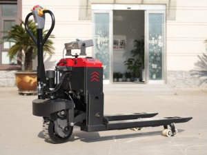 Transpalette électrique 2T avec balance numérique, batterie au plomb-acide, utilisation en entrepôt intérieur - Product Image 5