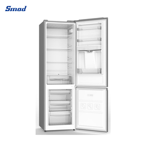 Refrigerador de doble puerta con congelador inferior, portátil, de acero inoxidable, sin escarcha, con compresor, 220V - Product Image 3