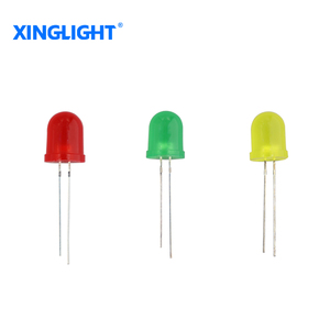 Xinglelight 3mm 4.8mm 5mm 10mm 12mm Vòng đầu Dip F12 dẫn đèn hạt siêu sáng <span class=keywords><strong>pin</strong></span> dài RGB Dimmable thông qua lỗ - Product Image 1