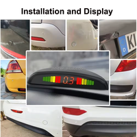 Prix d'usine, vente chaude : Radar de recul LED 12V pour voiture avec fonction d'alerte sonore et indication précise de la distance