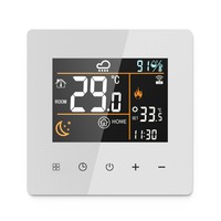 Thermostat LCD WiFi Tuya avec contrôle central Modbus RS485 pour chauffage au sol électrique haute puissance et à eau