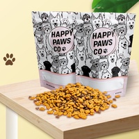 Sac en aluminium composite EKA Super Factory coloré pour aliments pour animaux de compagnie, avec soufflet de fond, auto-scellant et autoportant