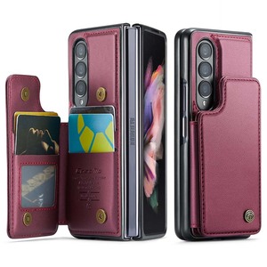 Portefeuille en cuir magnétique pour Samsung Galaxy Z <span class=keywords><strong>Fold3</strong></span> avec étui en cuir PU - Product Image 5