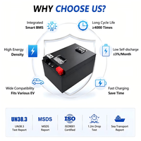 Batterie LiFePO4 60V/64V 65Ah en gros RUNHANG RH-6065 avec BMS intelligent Bluetooth, boîtier en acier robuste, 4000+ cycles, CE UN38.3