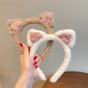 Fascia per Capelli con Orecchie di <span class=keywords><strong>Gatto</strong></span> in Peluche per Donne, Morbida e Soffice, Accessorio Kawaii per l'Autunno e l'Inverno, Idea Regalo - Product Image 5