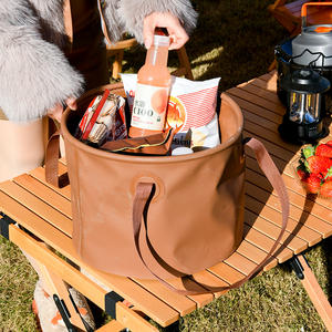 Vente en gros de seau à eau pliable de grande capacité portable seau vide bidon de voyage monté sur voiture seaux de stockage d'eau extérieurs - Product Image 5