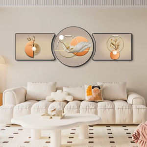 Nuovo Design: Set di 3 Stampe d'Arte in Porcellana Cristallina con Cornice in PVC e Alluminio, Natura Morta di Lusso per <span class=keywords><strong>Soggiorno</strong></span> Moderno - Product Image 3