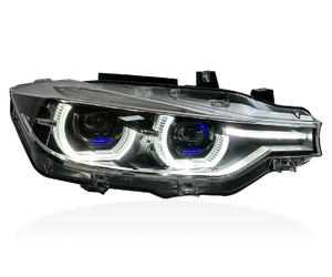 ไฟหน้า LED สัญญาณไฟเลี้ยว คุณภาพสูงแบบใหม่ ติดตั้งง่าย ไฟหน้าสำหรับกลางวัน 6000K สำหรับรถยนต์ซีรีส์ 3 รุ่น F30 F31 F35 ปี 2013-2018 12V 6000 ลูเมน - Product Image 3
