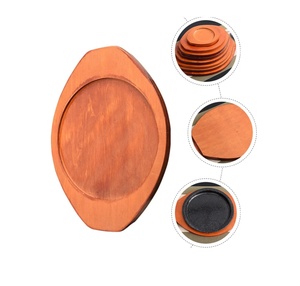 Sous-plats en bois pour plats chauds, organisateur de cuisine extensible, support de <span class=keywords><strong>casserole</strong></span> en bois résistant à la chaleur, ensemble de sous-plats en forme d'arbre - Product Image 2