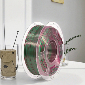 1.75mm Dual-Color Silk Filament 1kg PLA Material Well-Packaged <b>3D</b> <b>Printer</b> Compatible Plastic Rods - Product Image 1