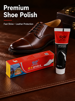 Betún para Zapatos de Uso Único Jin Yang Instant Shine Easy Clean, Capacidad Pequeña Estándar de 30g