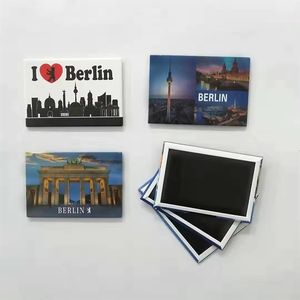 Aimant de réfrigérateur en étain, souvenir touristique de <span class=keywords><strong>Berlin</strong></span>, <span class=keywords><strong>Allemagne</strong></span>, avec autocollant métallique de <span class=keywords><strong>ville</strong></span>, promotionnel pour les voyages - Product Image 6
