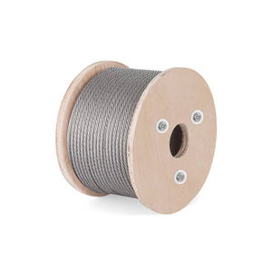 30mm de qualité <span class=keywords><strong>marine</strong></span> haute résistance à la traction 7x19 <span class=keywords><strong>INOX</strong></span> <span class=keywords><strong>A4</strong></span> SUS 304 316 câble métallique en acier inoxydable avec prix de gros - Product Image 2