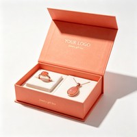 Boîte à bijoux magnétique de luxe écologique de qualité supérieure, pliable, pour collier, bracelet, boucles d'oreilles, autres bijoux