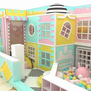 โครงสร้างปีนเขาขายส่งพร้อมสนามเด็กเล่นในร่ม ผนังปีนเขาพร้อมหลุมโฟมสำหรับโรงยิมเด็กที่น่าตื่นเต้น - Product Image 2