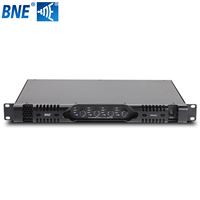 Amplificateur numérique 1U 4*1300W 8Ω à prix d'usine, système audio stéréo 4 canaux pour KTV, club, soirée, amplificateur de puissance numérique de classe D